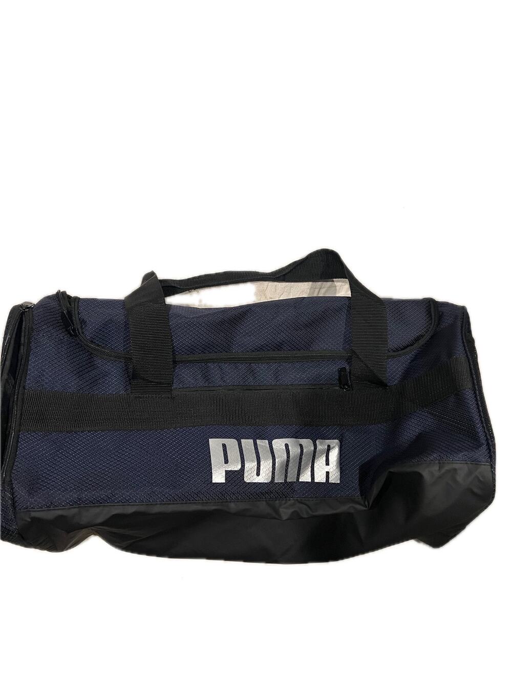 Puma Challenger Black Gym Duffel Bag 24"x12"x10"